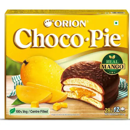 Orion Choco Pie Mango Filling 450g (18 Pack)