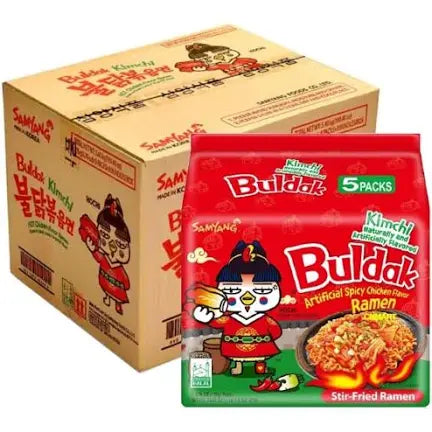 Samyang Buldak Kimchi Noodles 135g (40 Pack) Best Before 29/05/2025