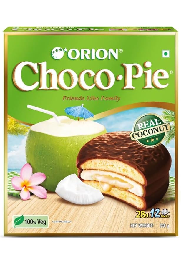 Orion Choco Pie Coconut 450g (18 Pack)