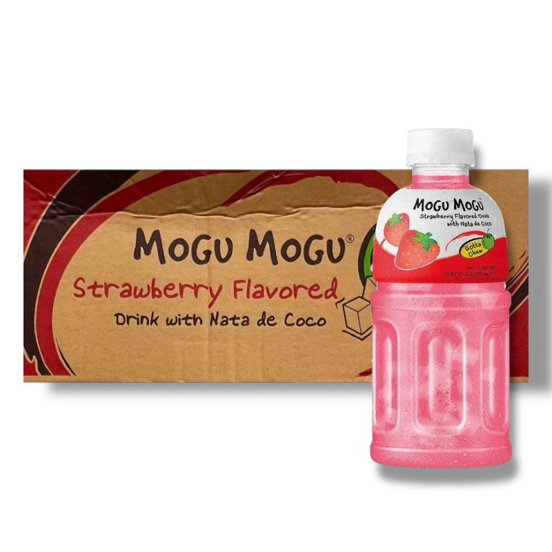 Mogu Mogu Strawberry Flavour 320ml (24 Pack)