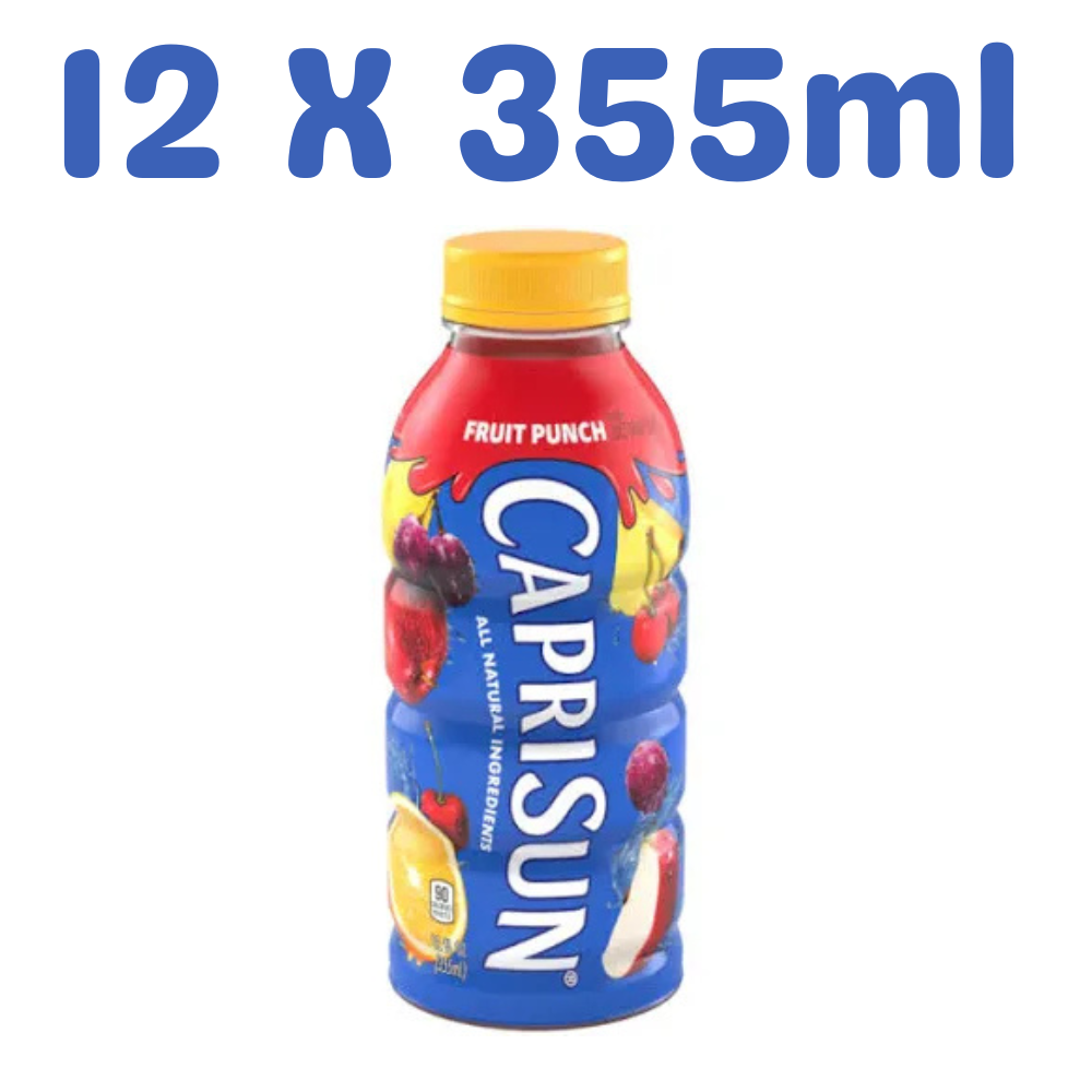 Capri Sun Fruit Punch Bottles 355ml (12 Pack)