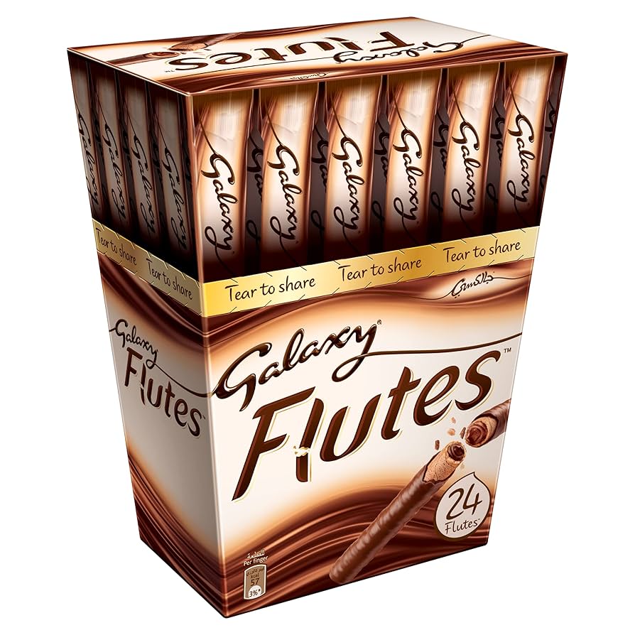 Galaxy Milk Chocolate Flutes 11.5g (24 Pack)